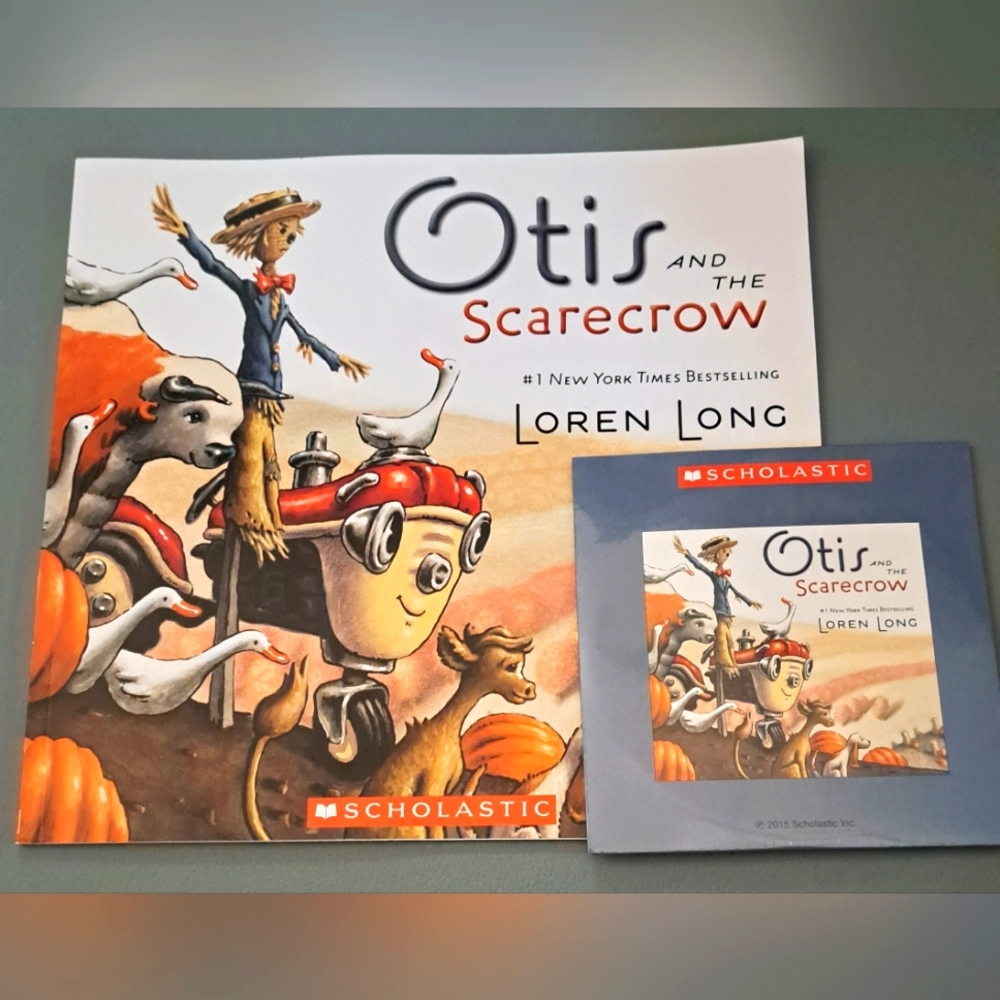 New Scholastic Otis and the Scarecrow Book and CD Set